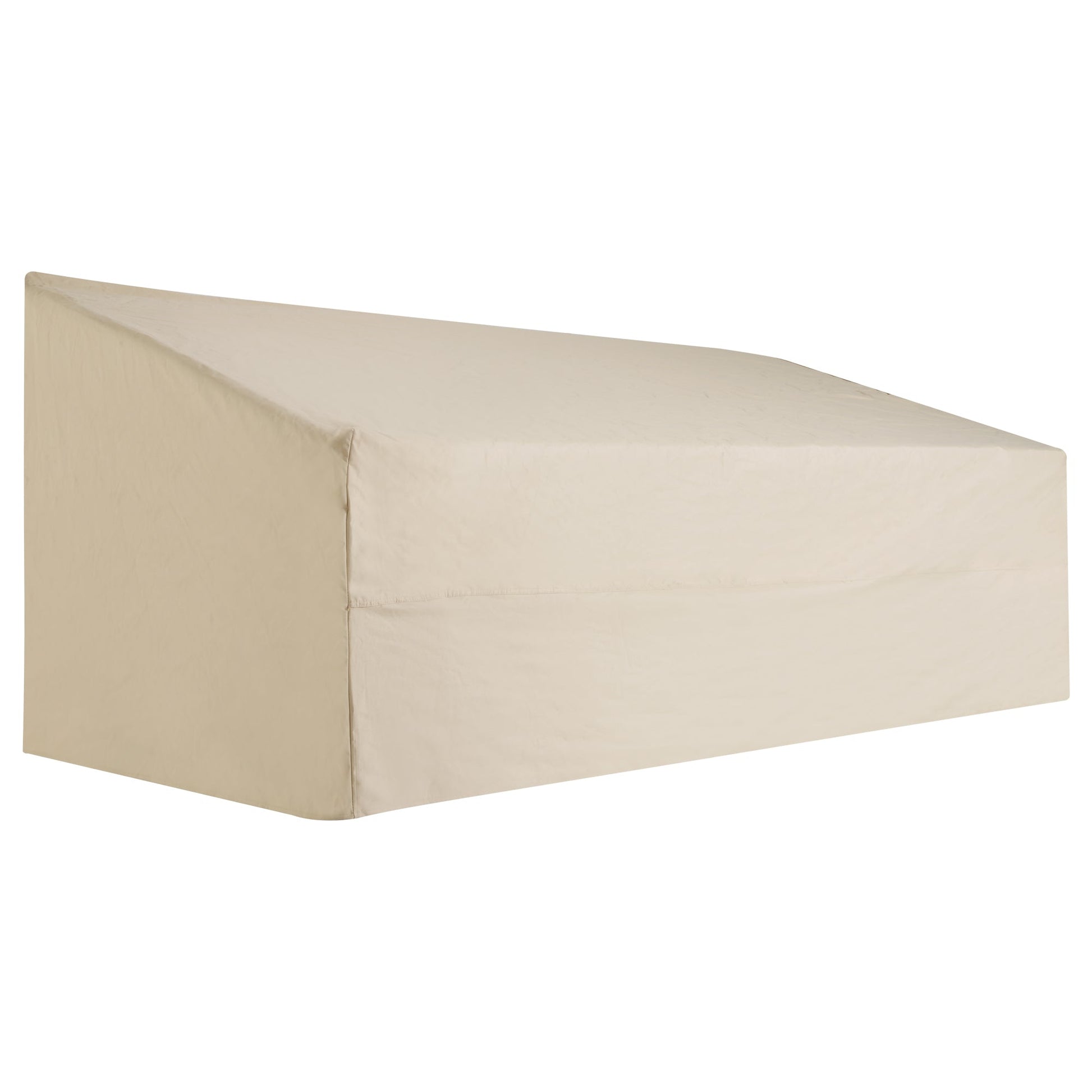 600D Oxford Cloth Furniture Cover, 3 Seater Sofa Protector for Garden Patio, Outdoor, Waterproof, Beige, 218 x 111 x 63-101 cm