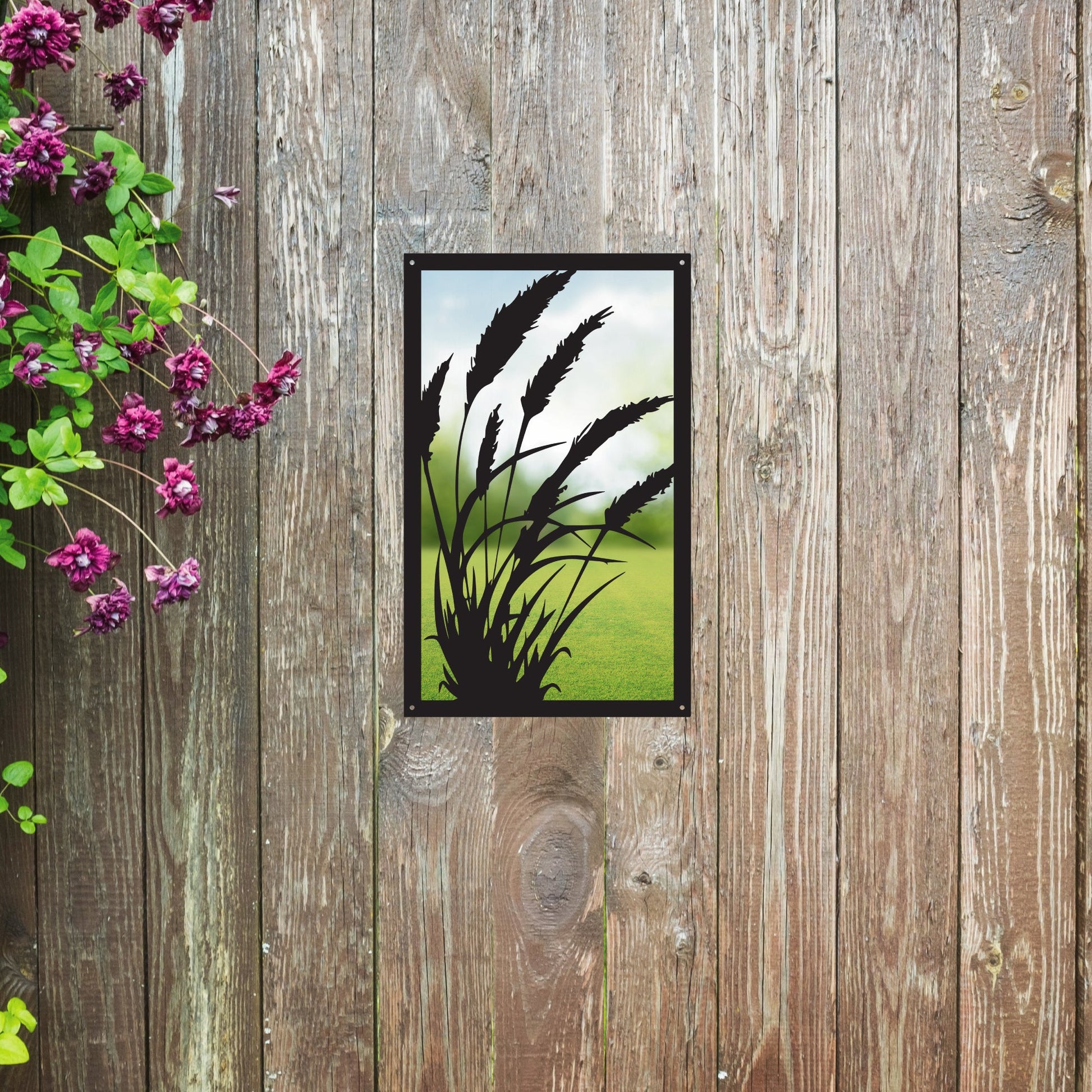 Grasses in the Wind Garden Mirror