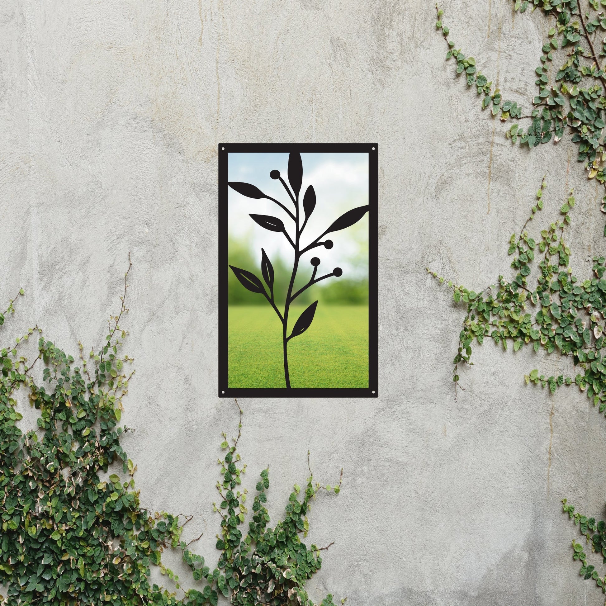 Olive Branch Garden Mirror
