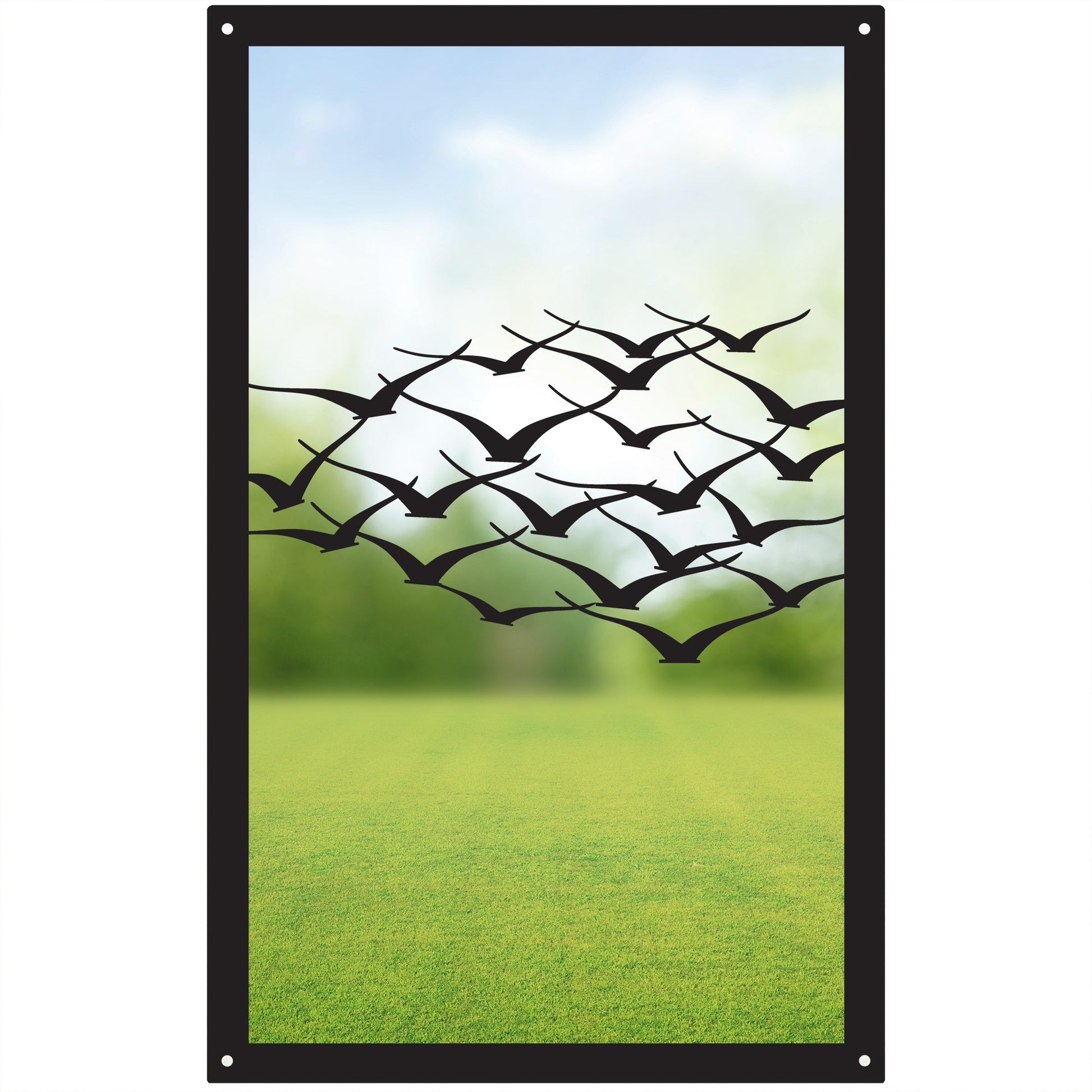 Flock of Birds Garden Mirror