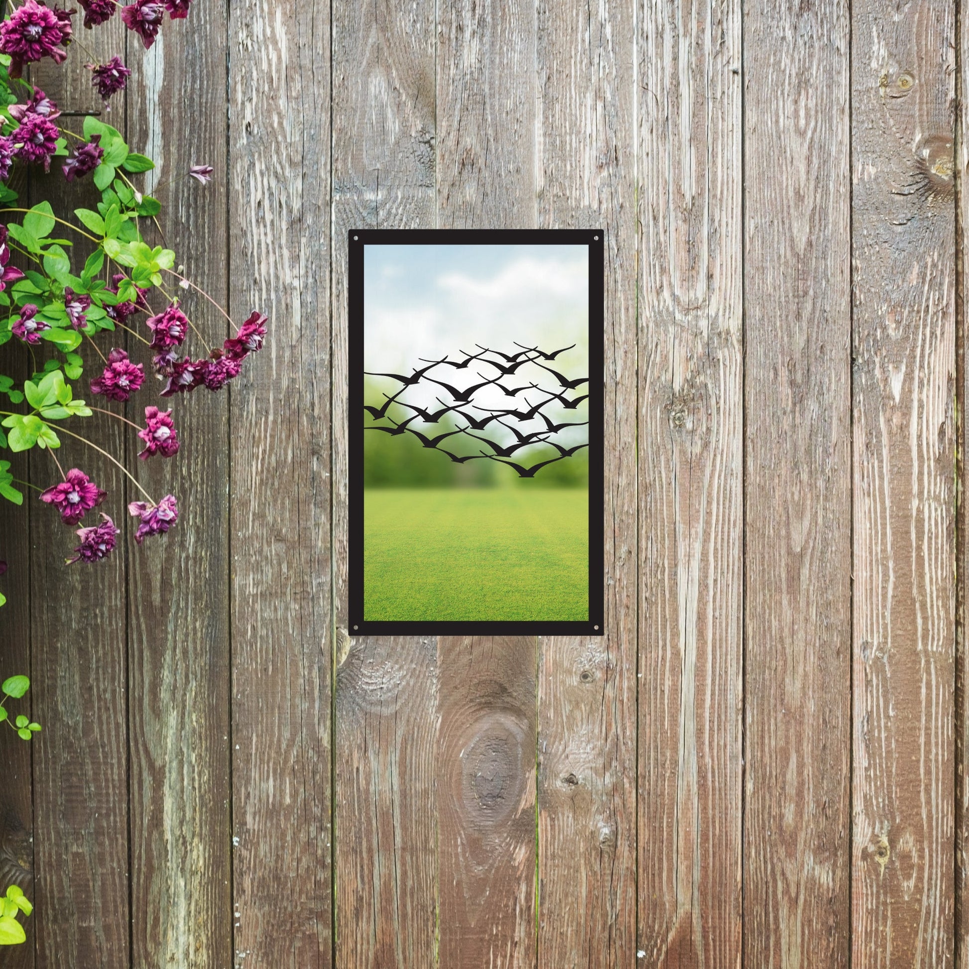 Flock of Birds Garden Mirror