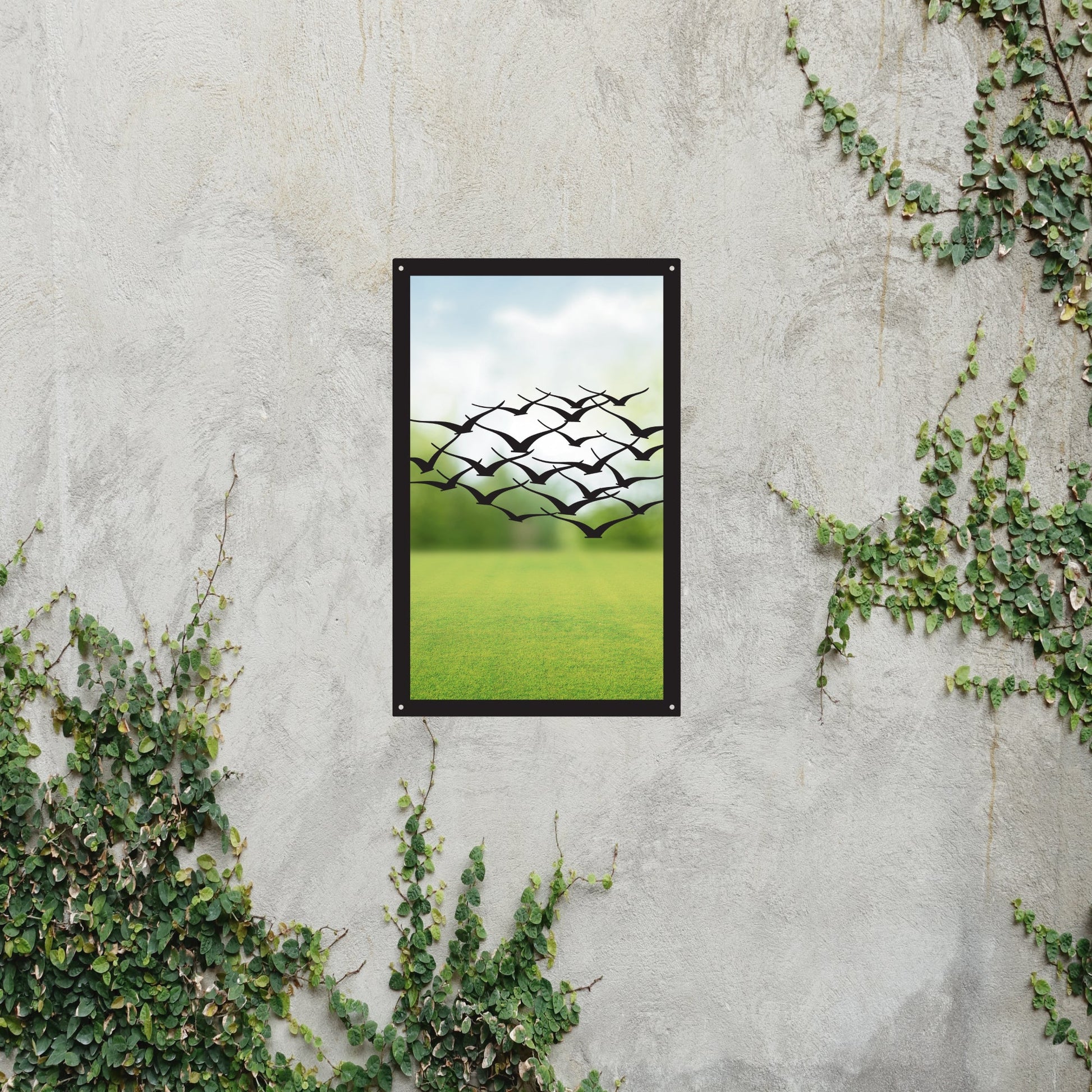 Flock of Birds Garden Mirror