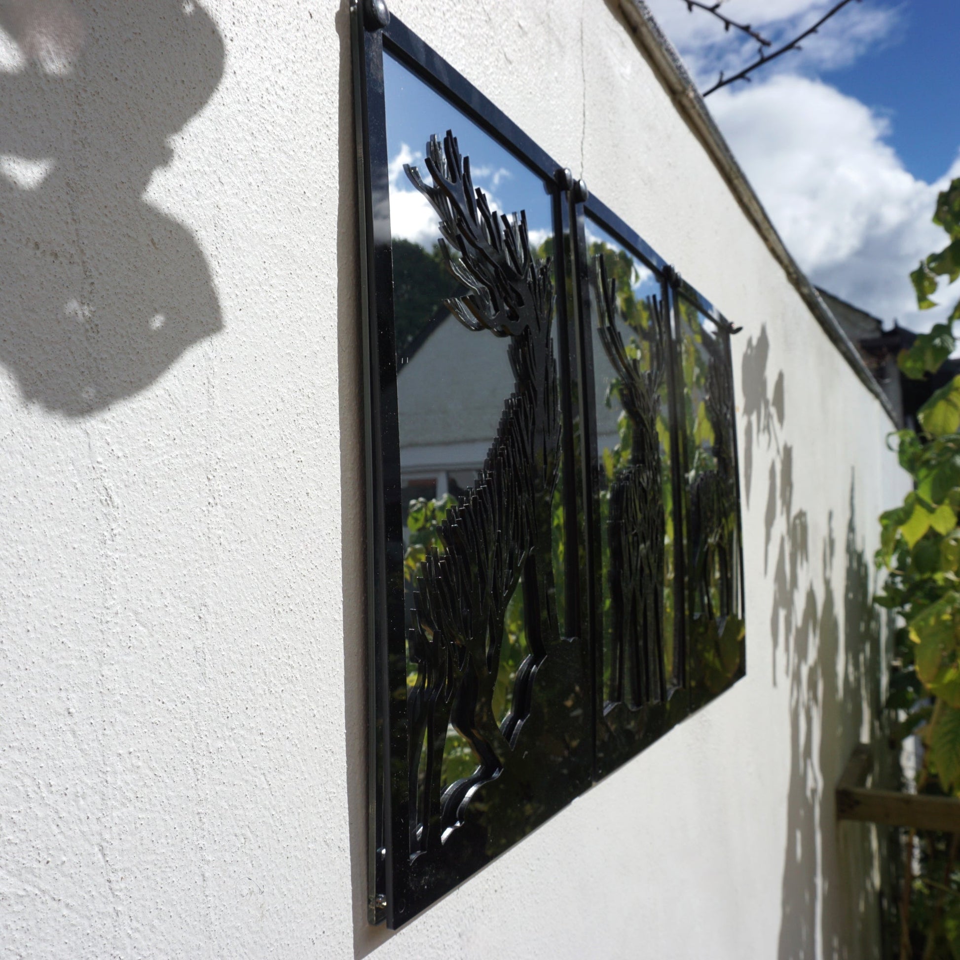 Highland Stag Mirror Panel Set