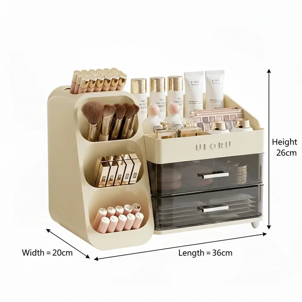 Bathroom Vanity Storage Box Modern Elegance Dustproof Design