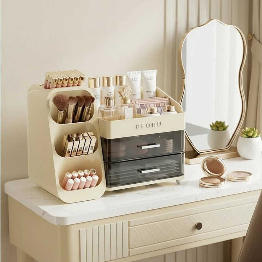 Bathroom Vanity Storage Box Modern Elegance Dustproof Design