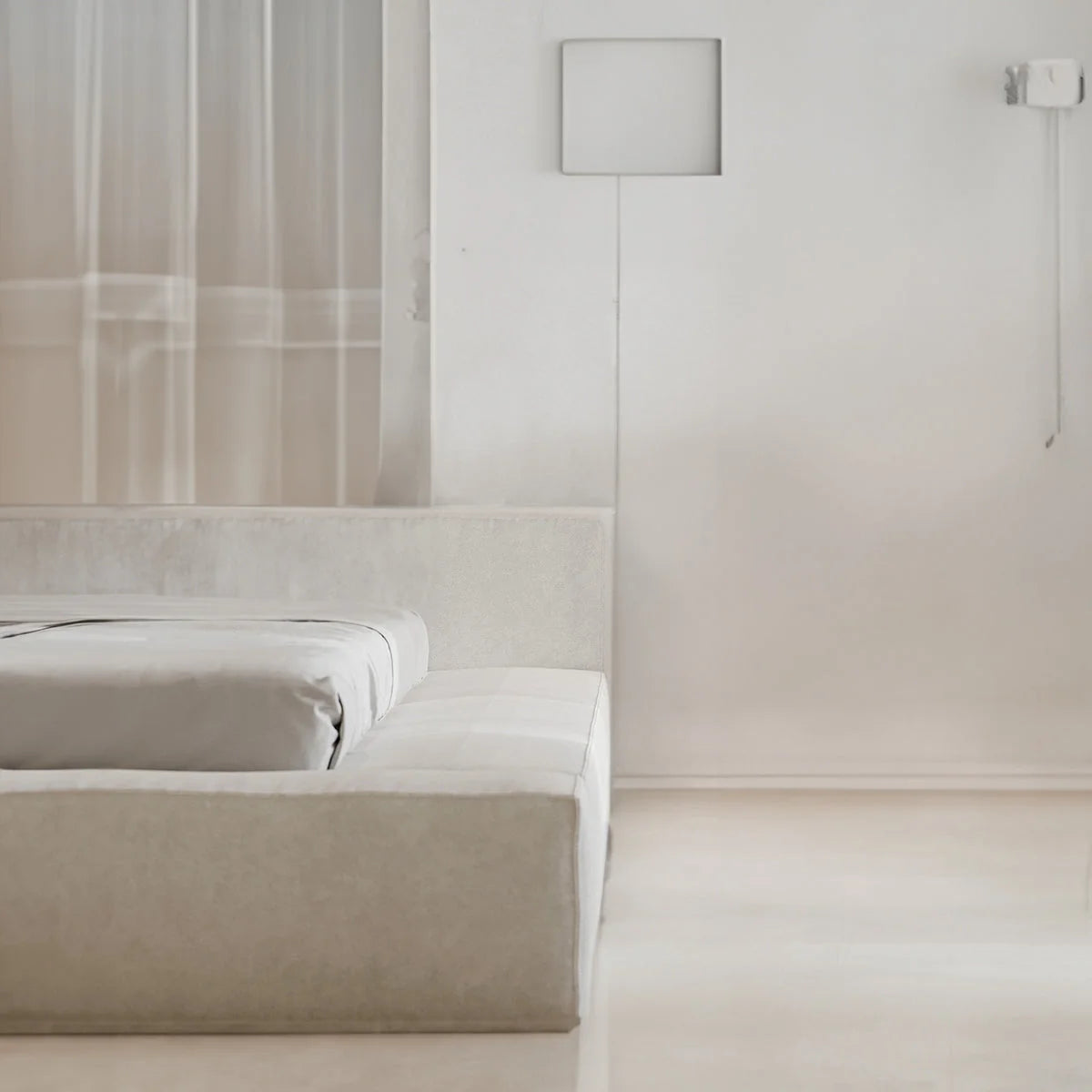 Milano Vegan Boucle Upholstered Bed Frame