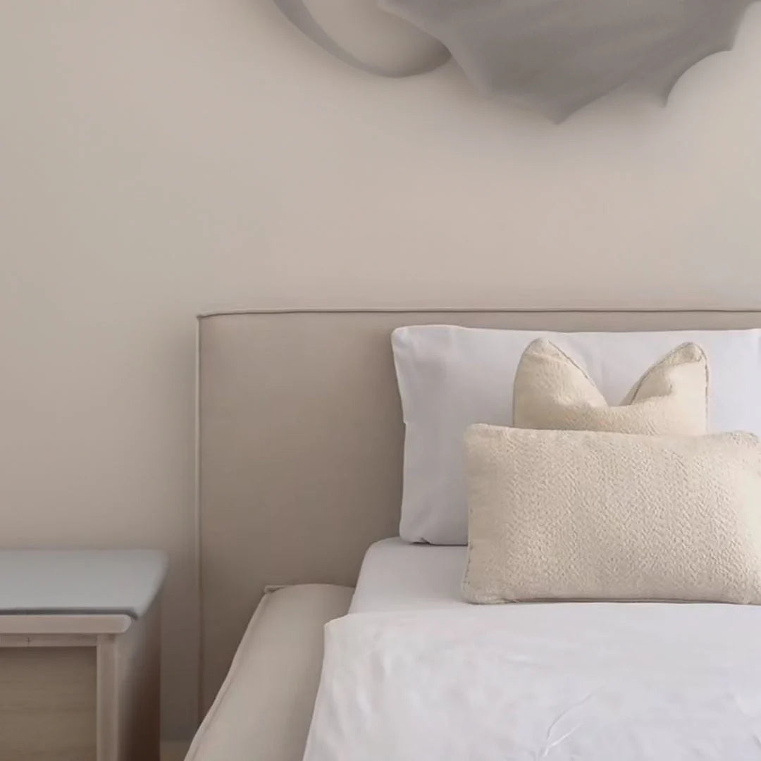 Milano Vegan Boucle Upholstered Bed Frame