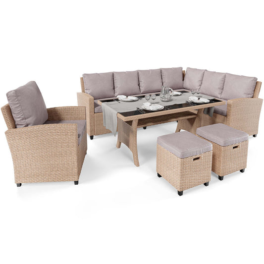 ROSSANO garden furniture - Beige/Light Grey