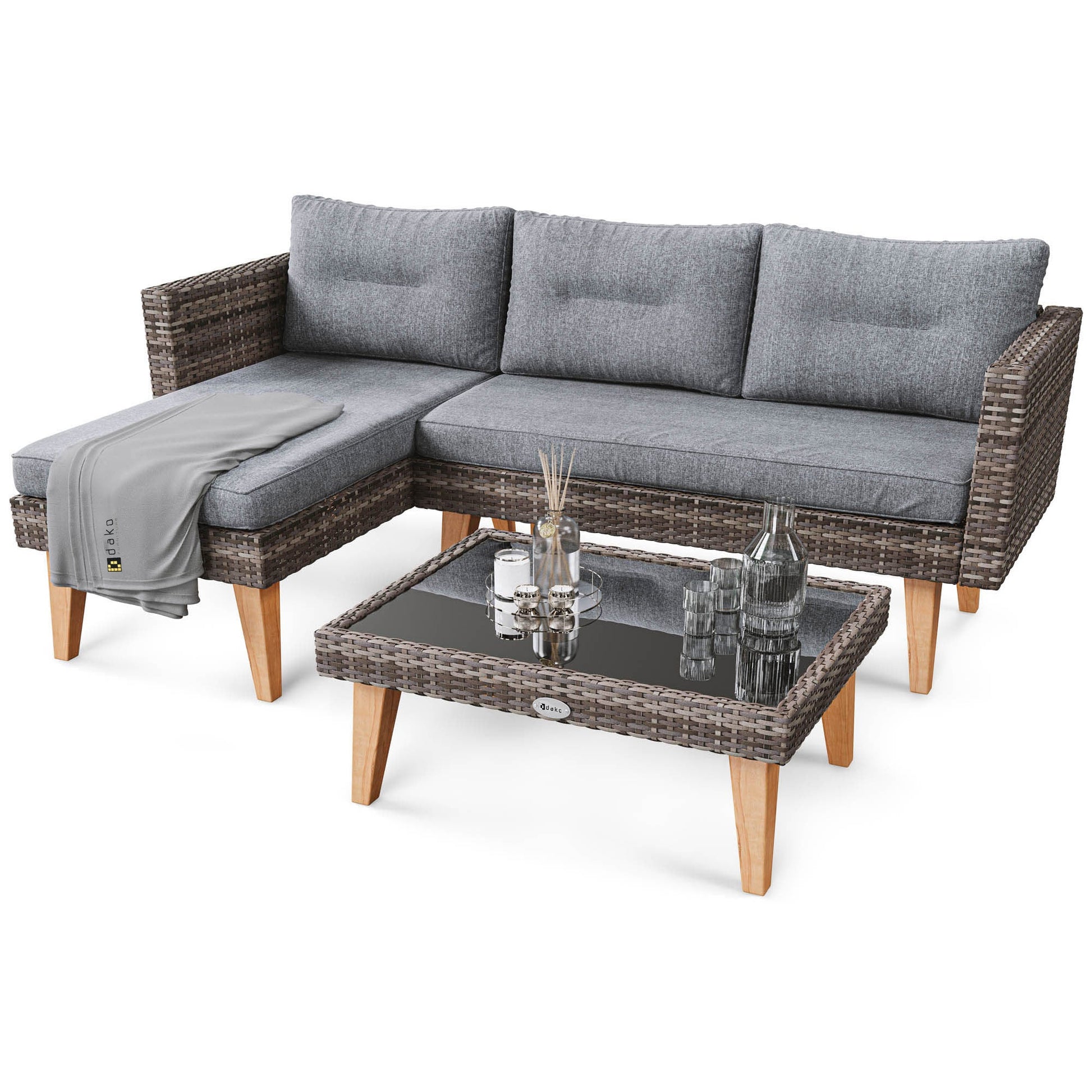ILOMA garden furniture - Grey/Graphite