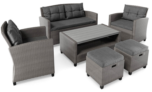 FIRENZE garden furniture - Grey/Graphite