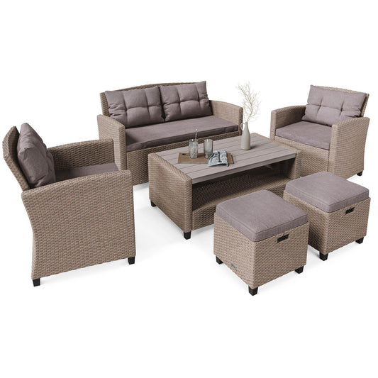 FIRENZE garden furniture - Beige/Light Grey