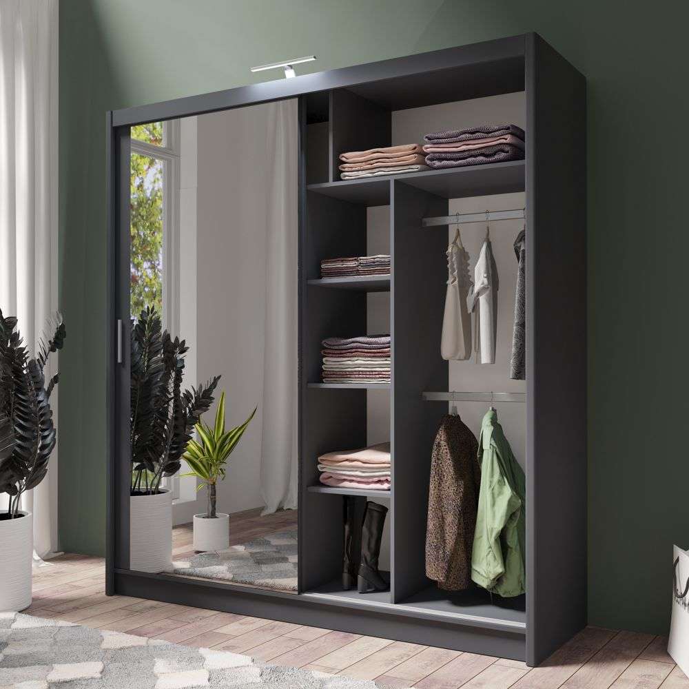 Wardrobe PARIS 203 Graphite