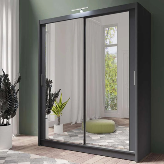 Wardrobe PARIS 180 Graphite