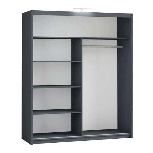 Wardrobe PARIS 180 Graphite