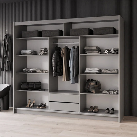 Wardrobe ARUBA 250 Graphite