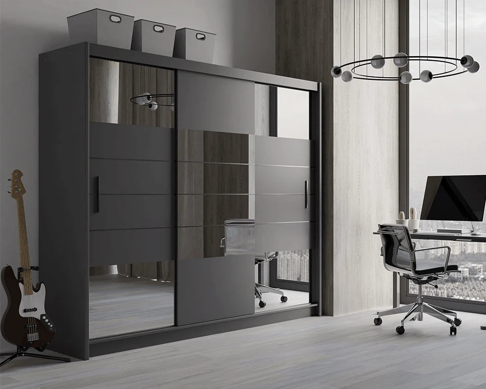 Wardrobe ARUBA 250 Graphite