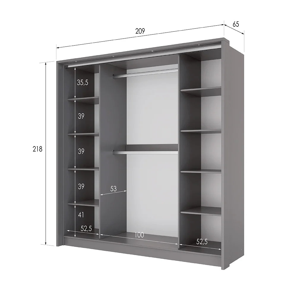 Wardrobe BREMA 210 Lava