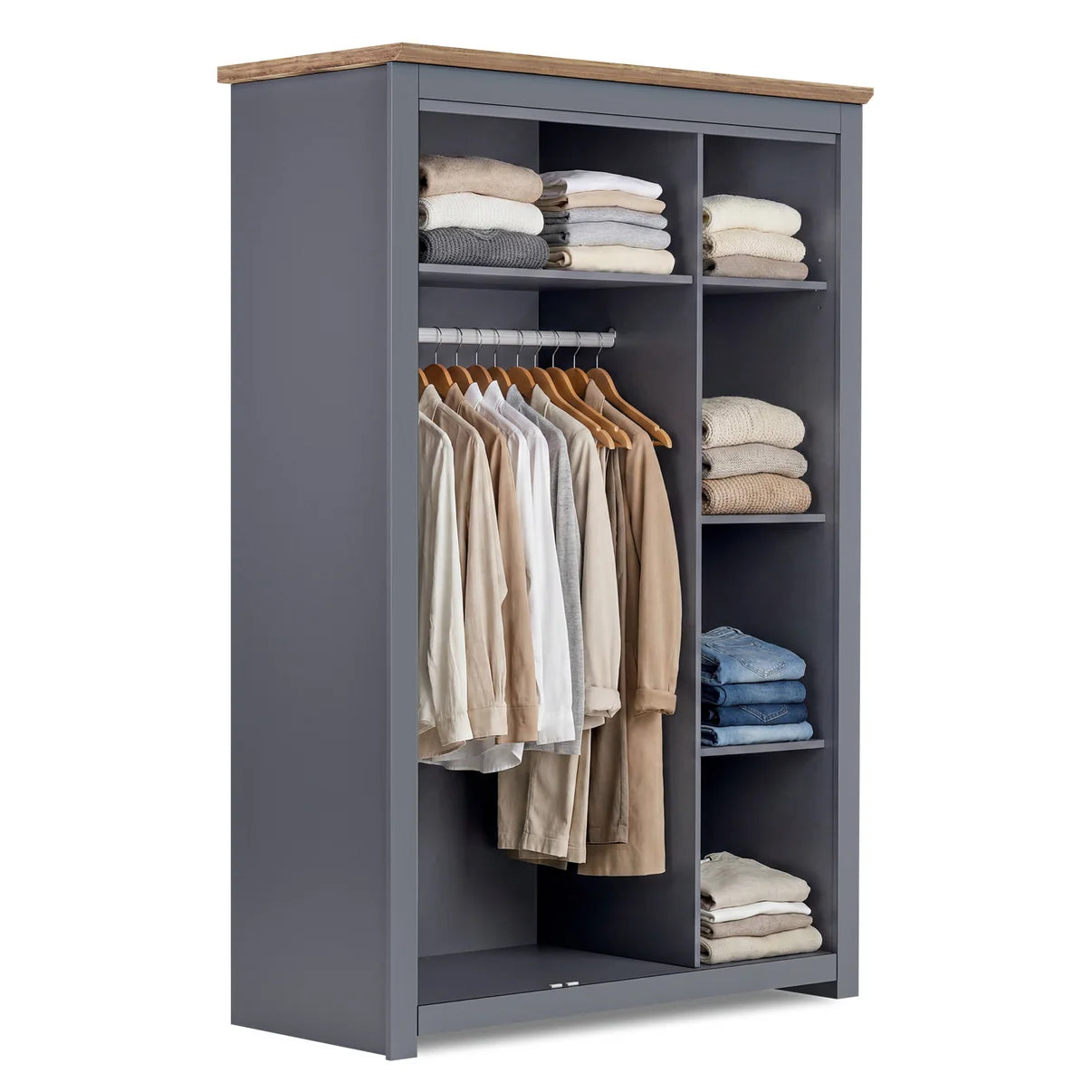 Wardrobe Milford 3DR-120 - Graphite