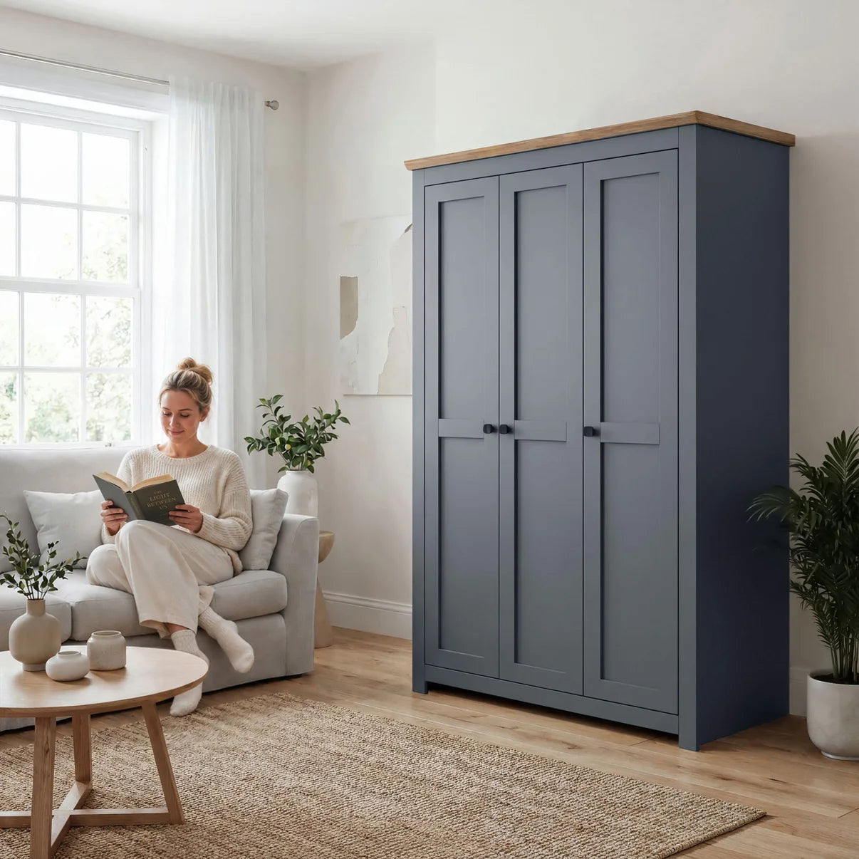 Wardrobe Milford 3DR-120 - Graphite