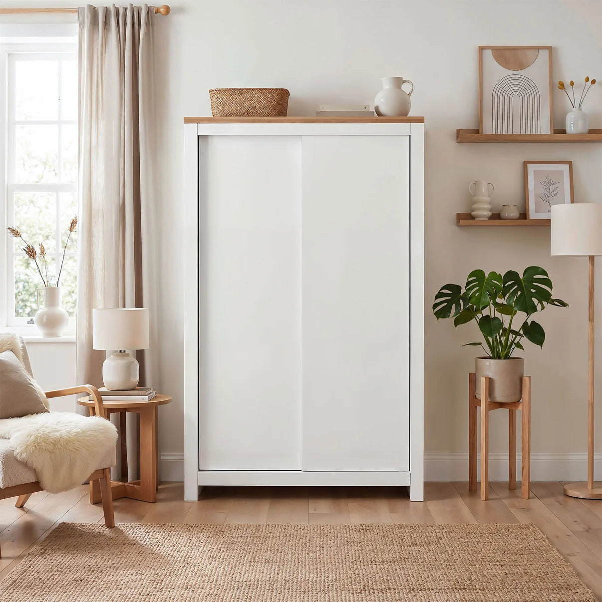 Sliding Wardrobe Milford 2DR-120 - White