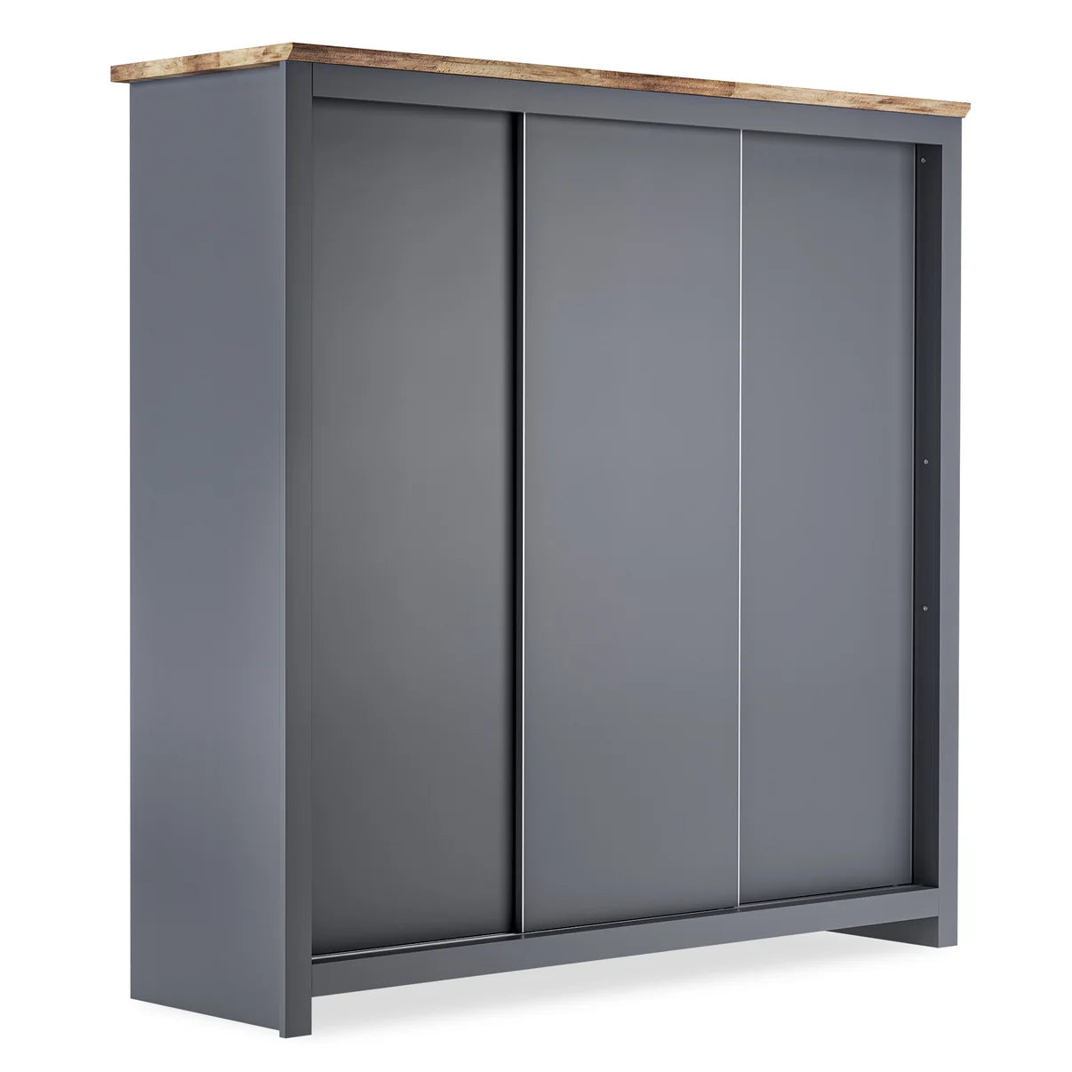 Sliding Wardrobe Milford 3DR-180 - Graphite