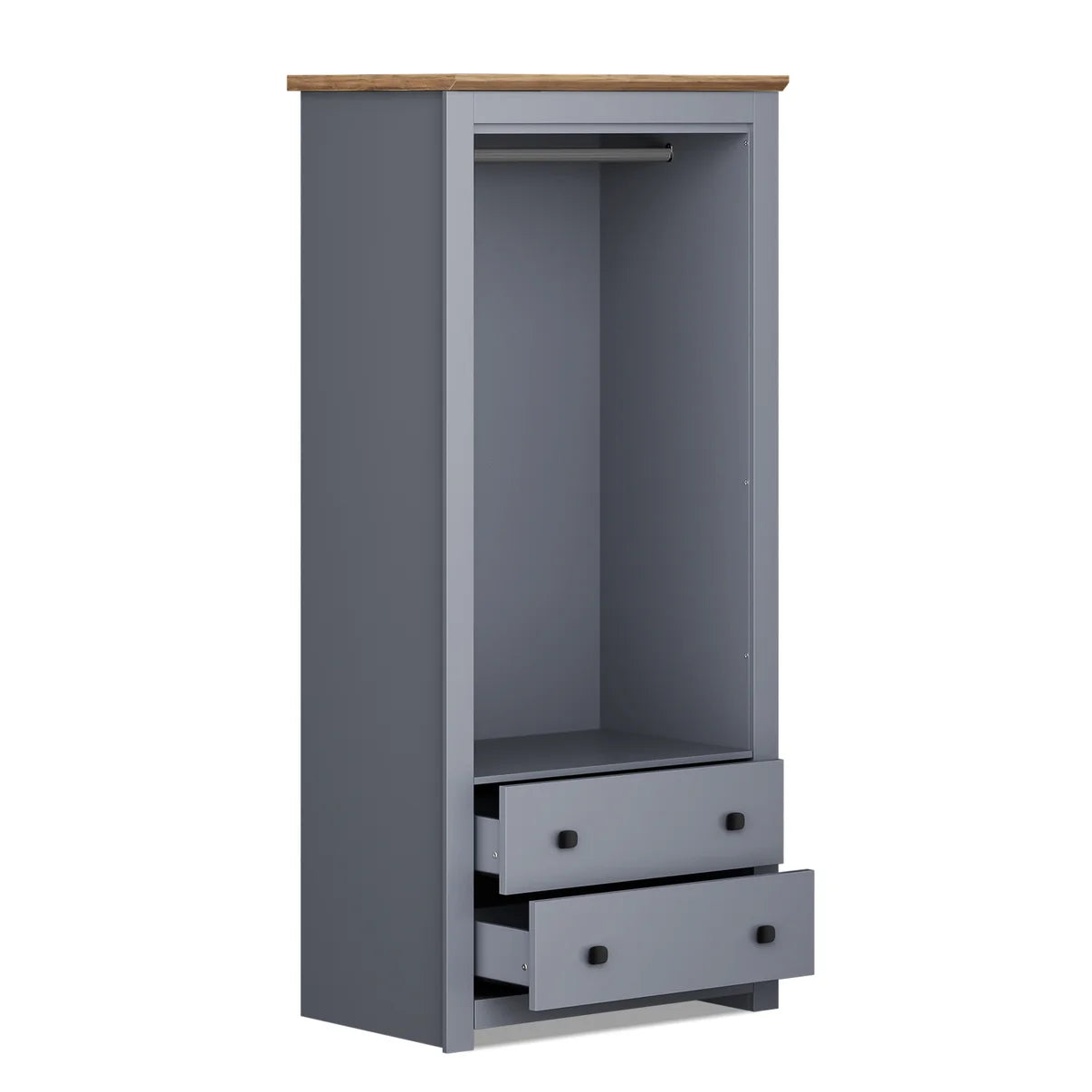 Wardrobe Milford 2DR/2D-80 - Graphite