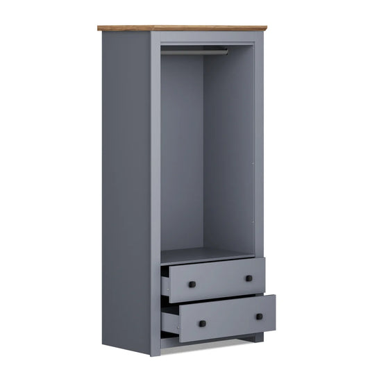 Wardrobe Milford 2DR/2D-80 - Graphite