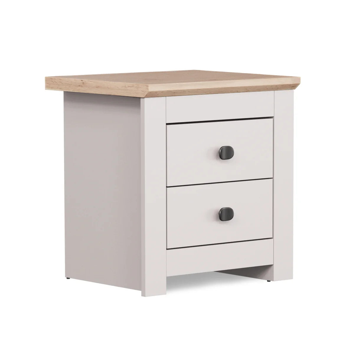 Bedside Table Milford 2D - Cashmere