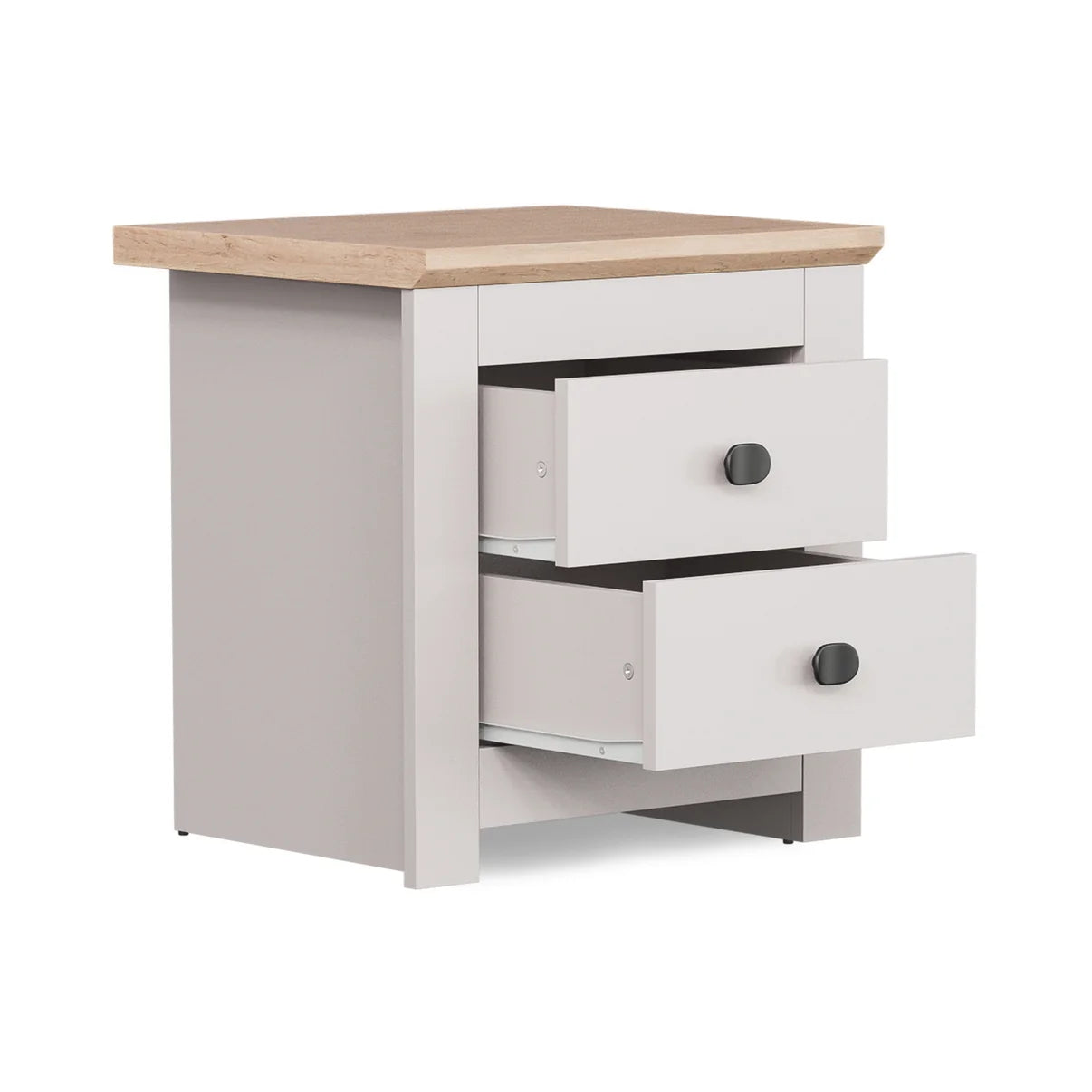 Bedside Table Milford 2D - Cashmere
