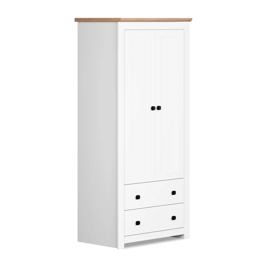 Wardrobe Milford 2DR2D-80 - White