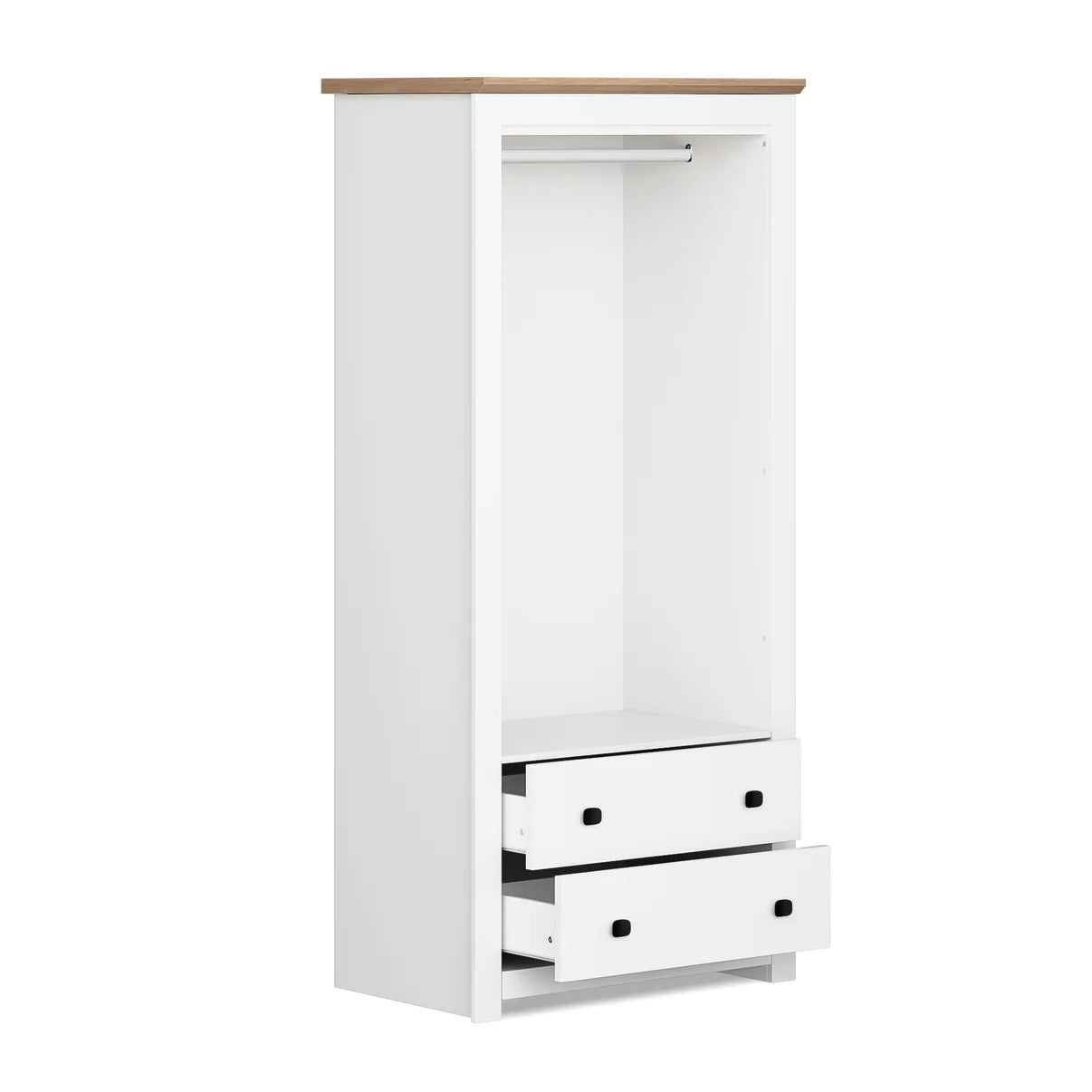 Wardrobe Milford 2DR2D-80 - White