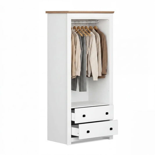 Wardrobe Milford 2DR2D-80 - White