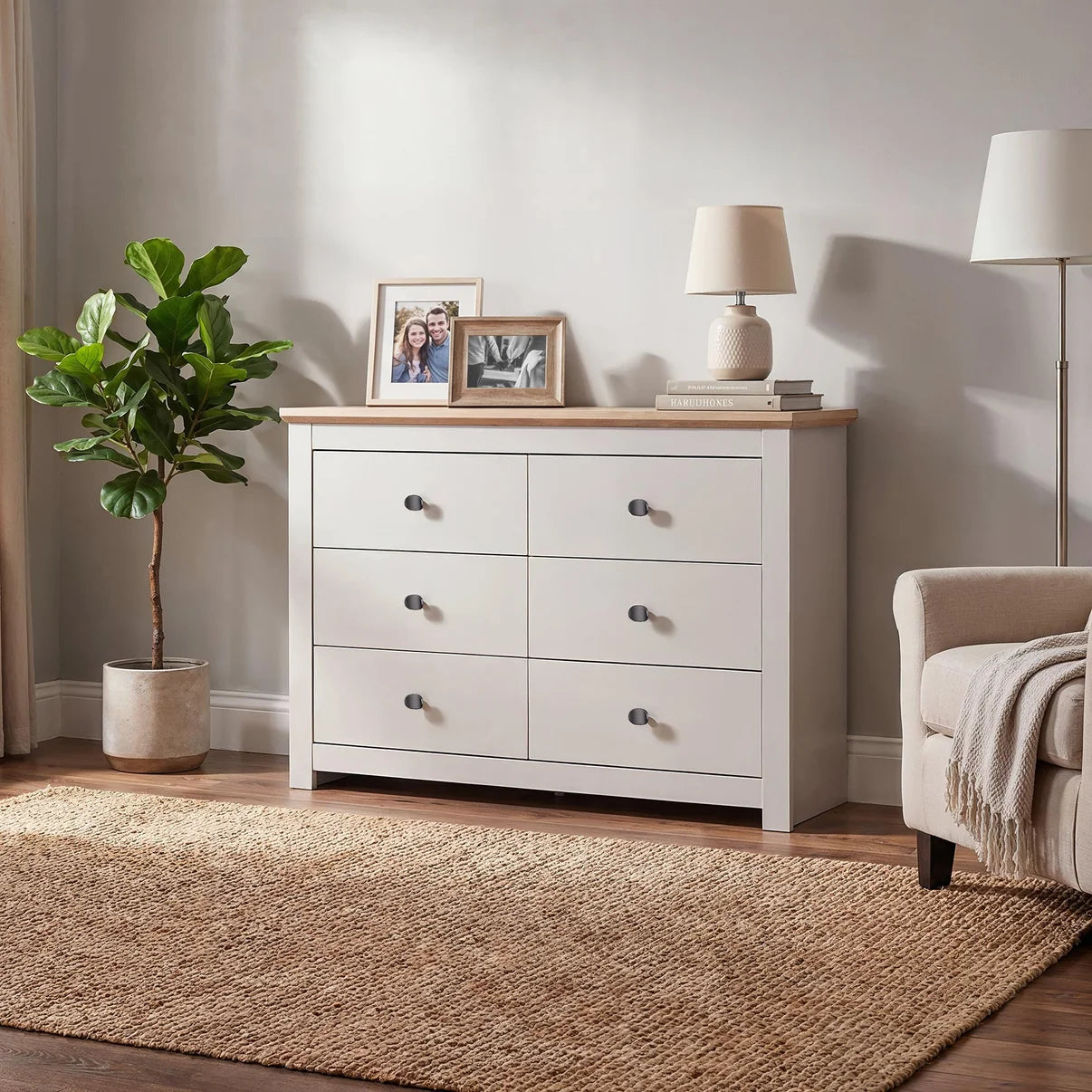 Chest of Drawers Milford DF-CF202CH-6D - Cashmere