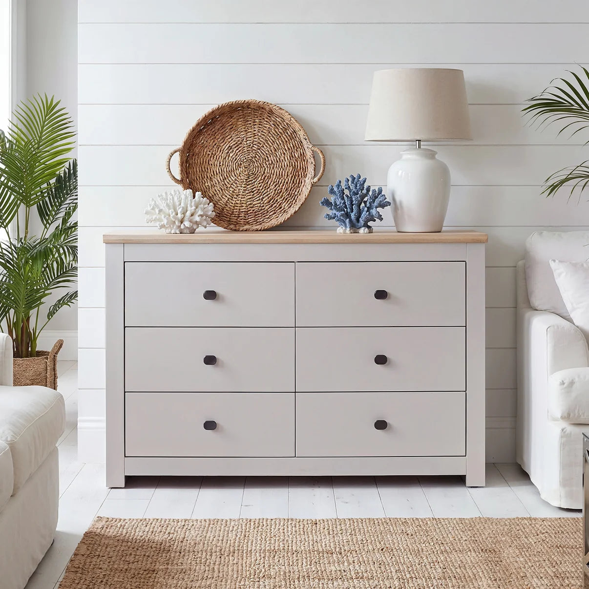 Chest of Drawers Milford DF-CF202CH-6D - Cashmere