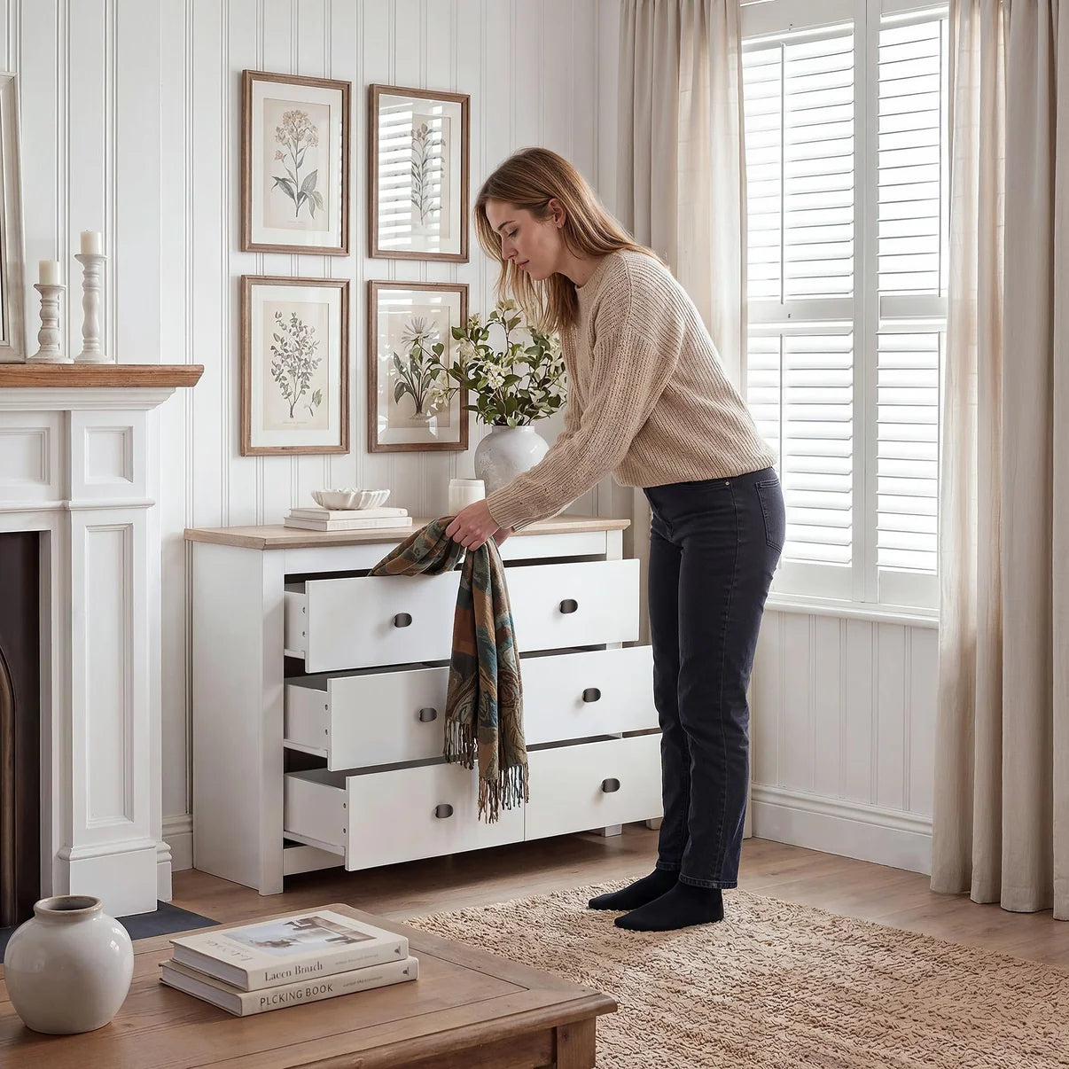 Chest of Drawers Milford 6D - White