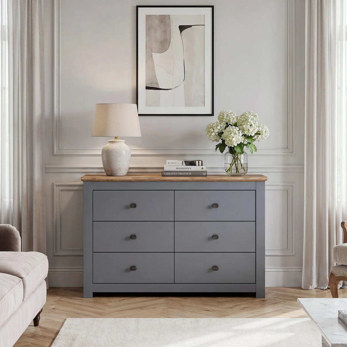 Chest of Drawers Milford 6D - Graphite