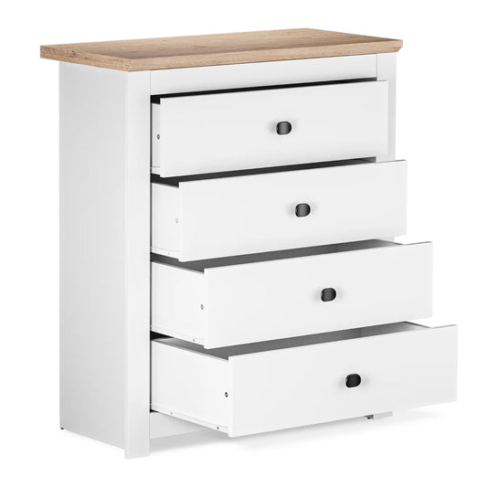 Chest of Drawers Milford 4D - White