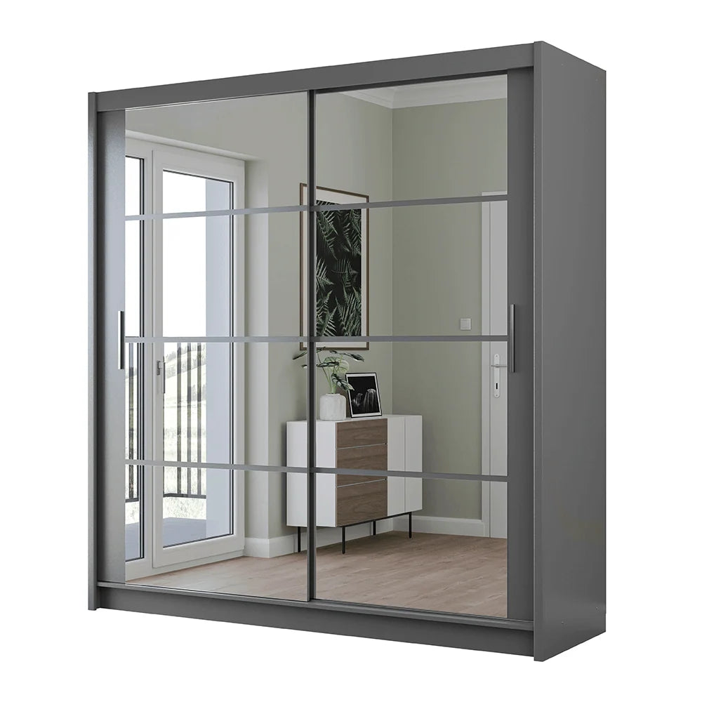Wardrobe DAKOTA 203 Graphite