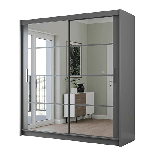 Wardrobe DAKOTA 203 Graphite