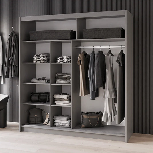 Wardrobe DAKOTA 203 Graphite