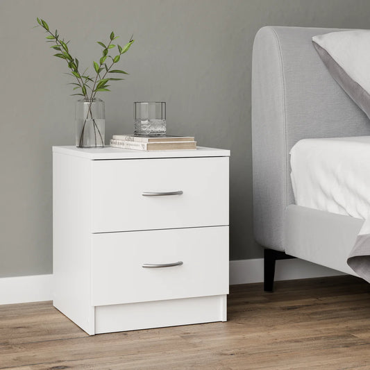 Bedside table Essential 2D - white