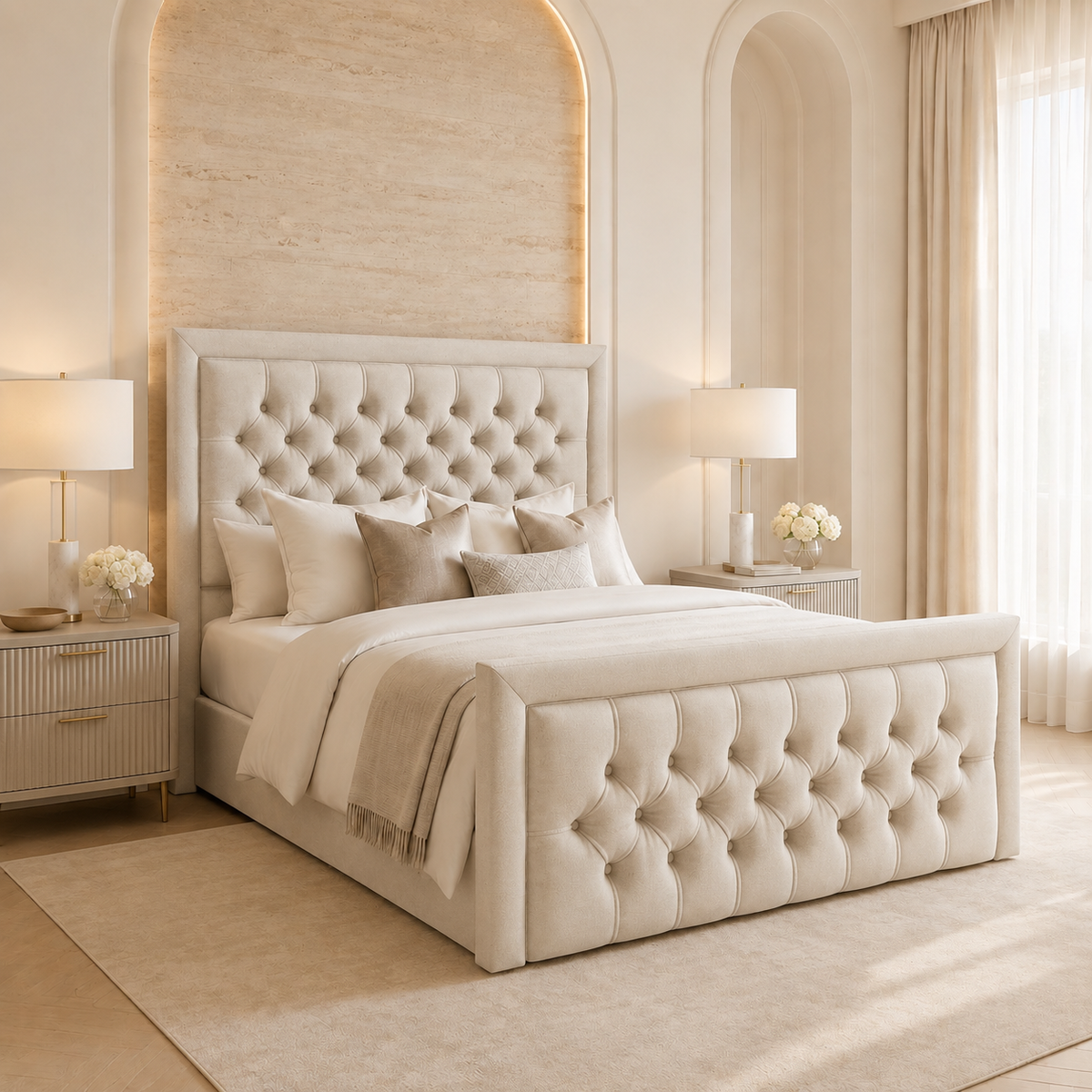 Stuart Upholstered Bed Frame