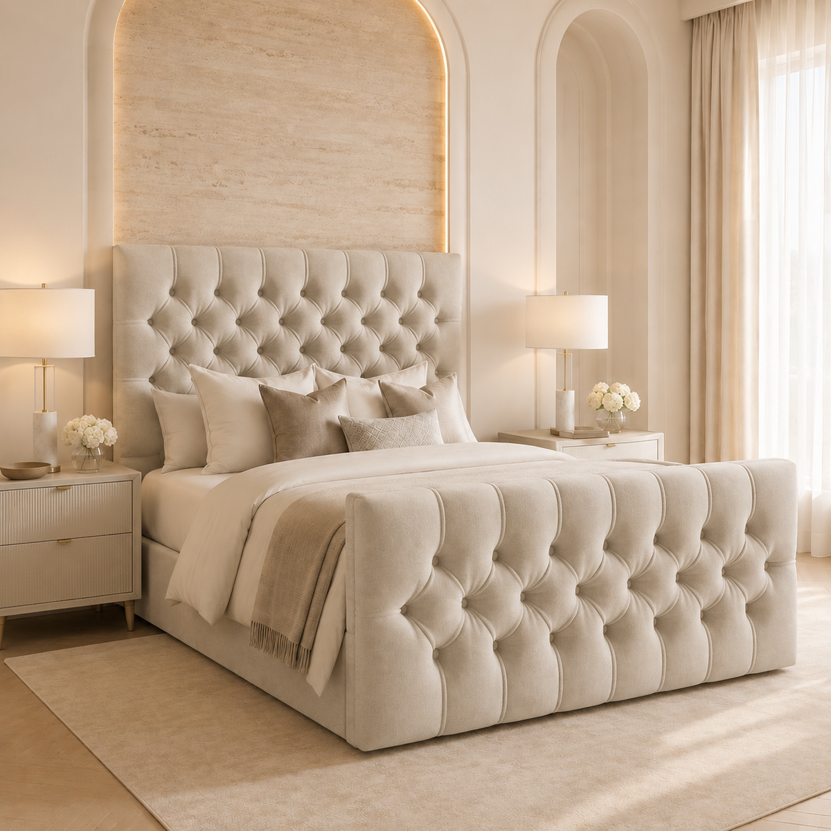 Leonard Upholstered Bed Frame