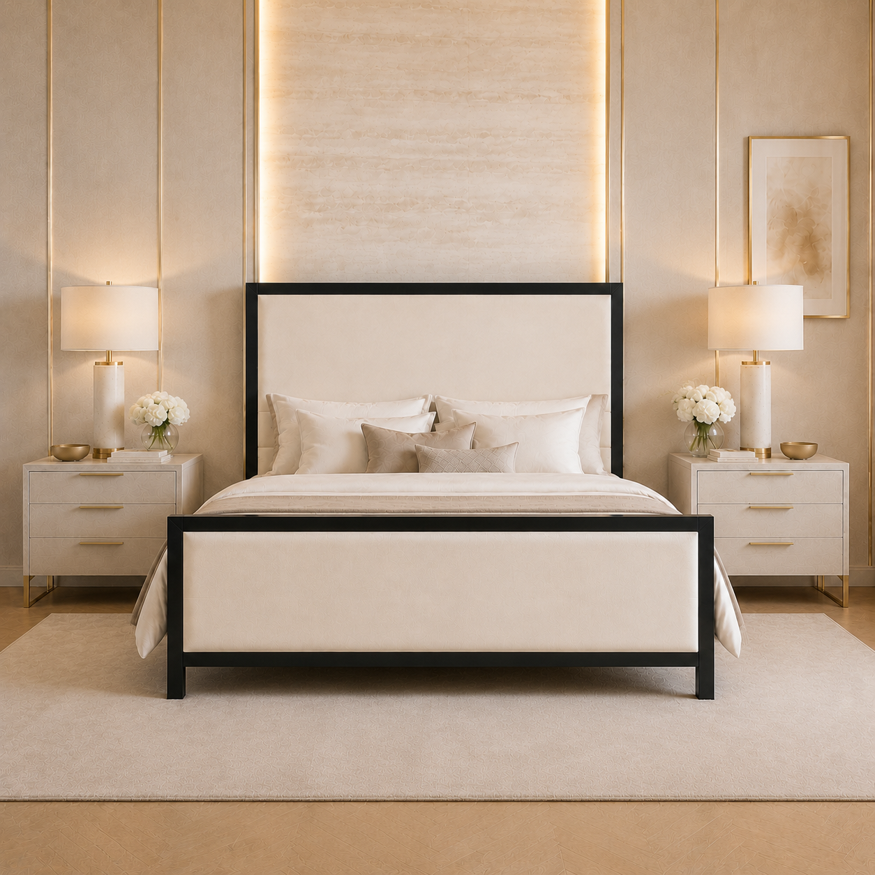 Gerald Metal Luxury Bed Frame