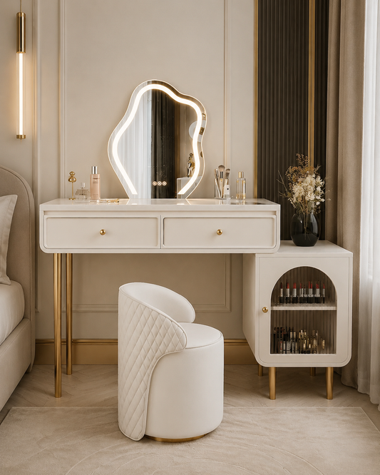 Kelly Dressing Table with LED Mirror