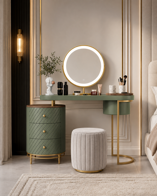 Tandy Dressing Table With LED Mirror