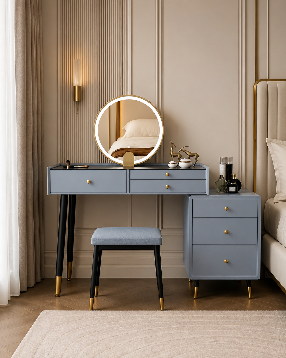 Aadyanth Dressing Table with Mirror