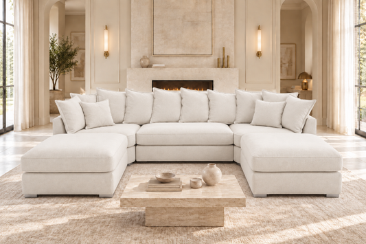 Winchester U Shaped Scatter Back Sofa