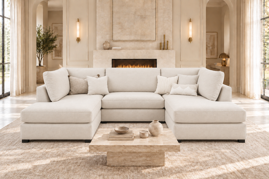 Bordeaux U shaped Sofa