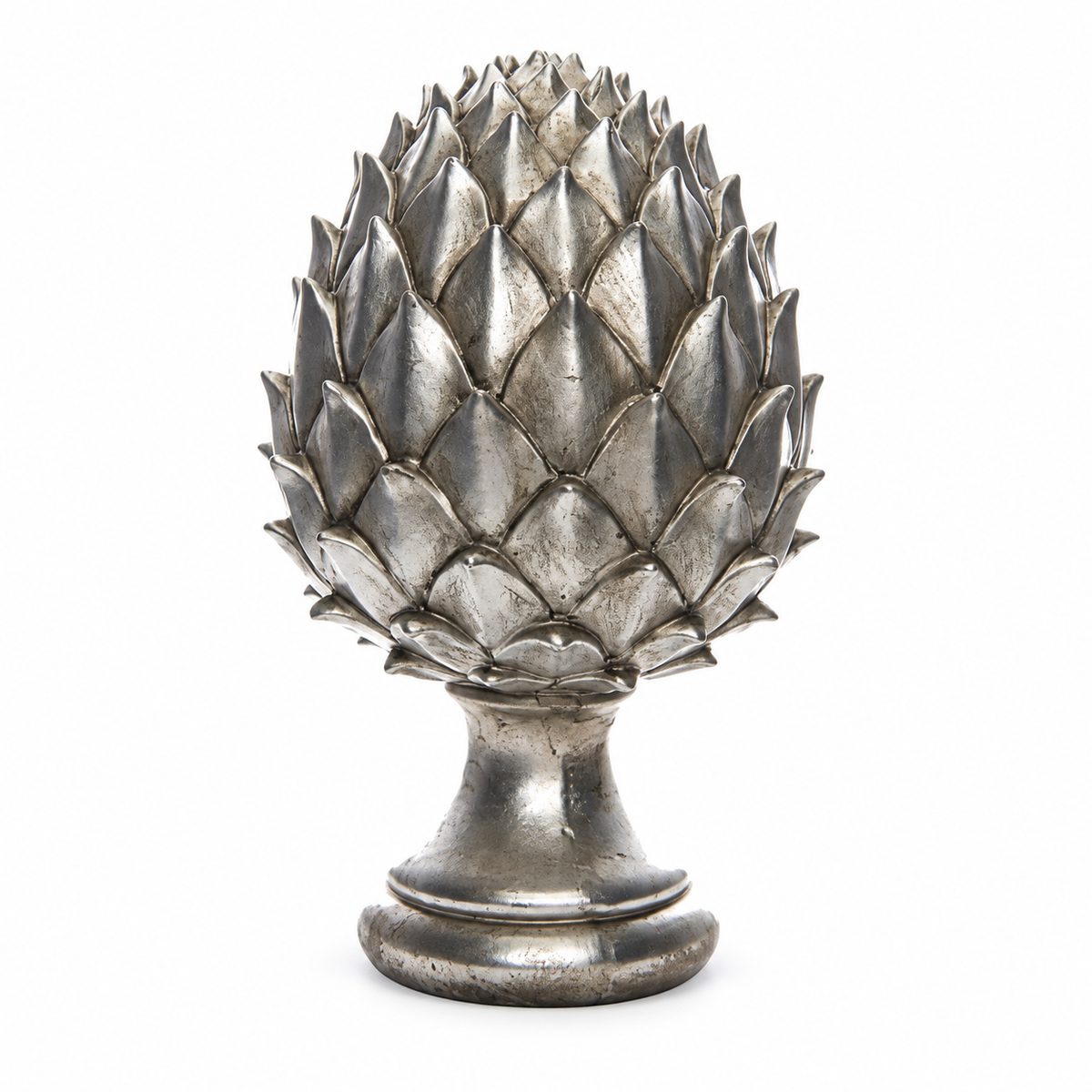 Large Silver Pinecone